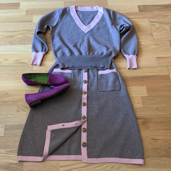 ❗️⬇️VTG 💕Knit 2pc suit set - Picture 12 of 14